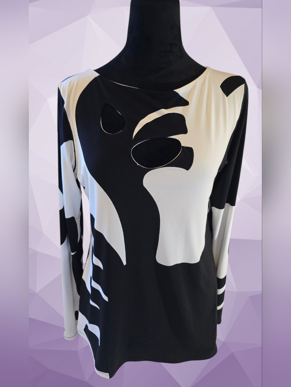 Eva Varro Geometric Top Medium
